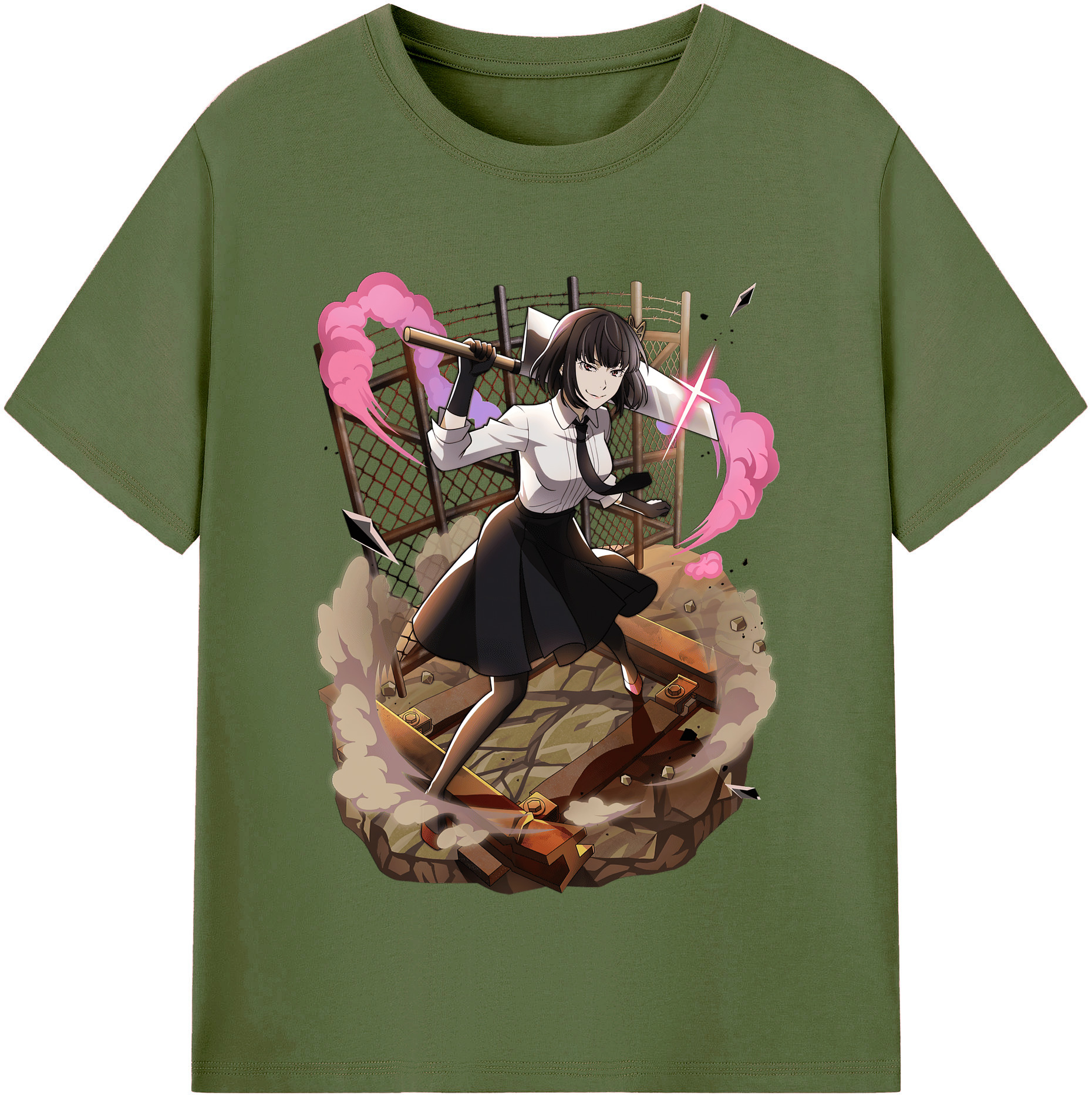 （画像用） 文豪ストレイドッグス Bungo Stray Dogs 綿100％半袖Tシャツ（フロントプリント）